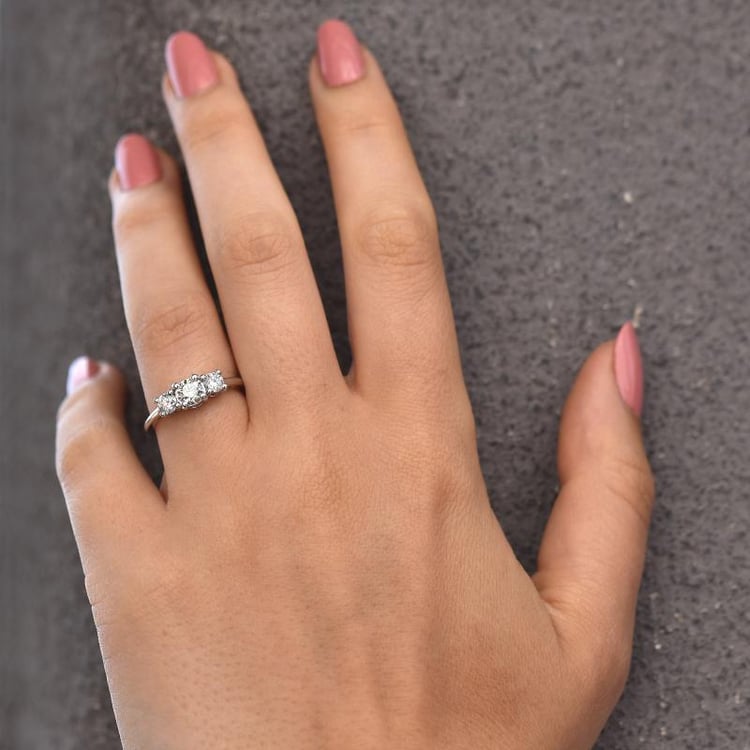 Set prstenů s možností výběru diamantu Hebe 131648