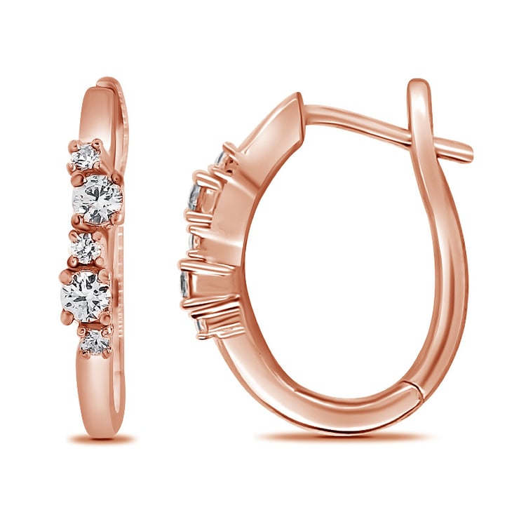 Kruhové zlaté náušnice 68148