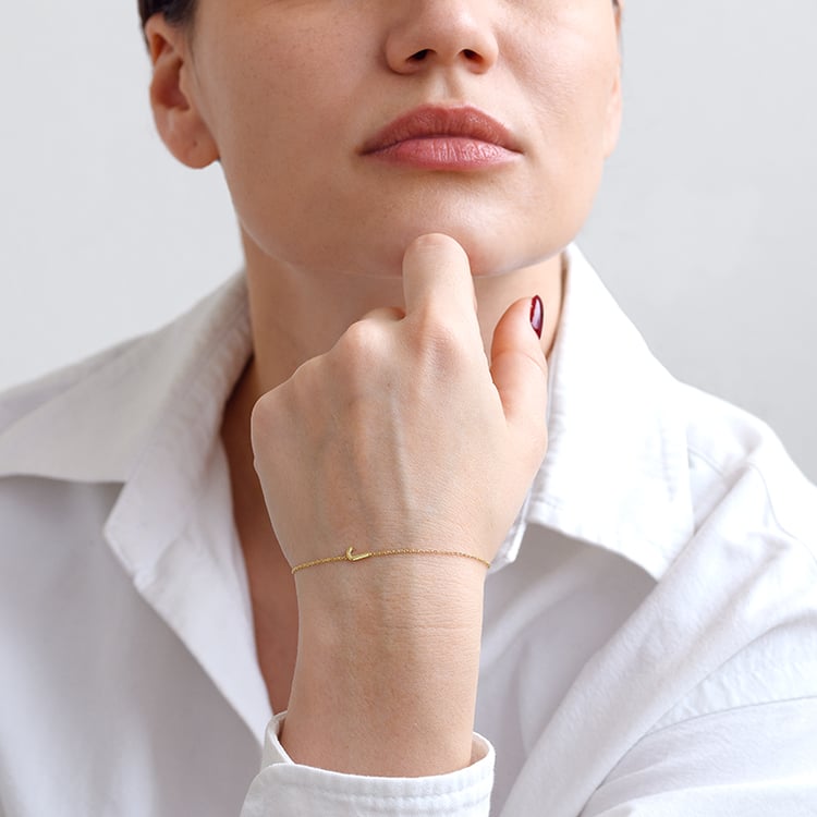 Náramek s písmenkem podle vaší volby Annika 133349