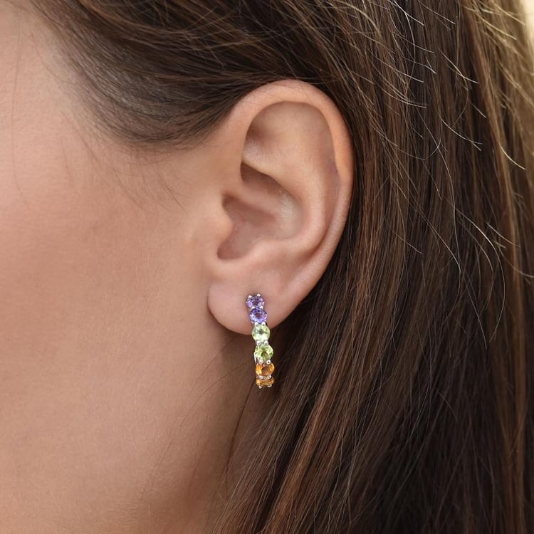 Barevné náušnice 35789