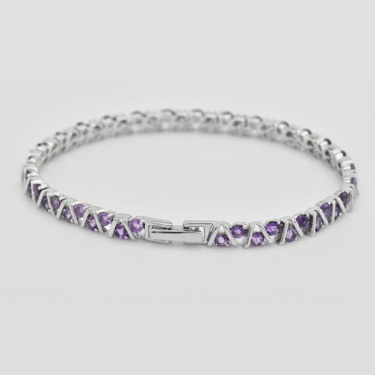 Ametystový náramek 6227