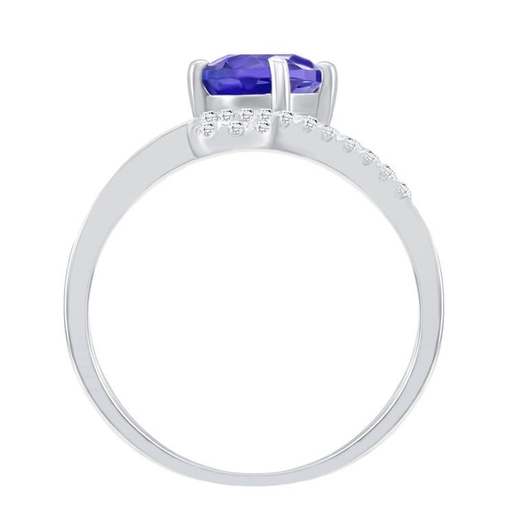 Tanzanitový zlatý prsten 39362