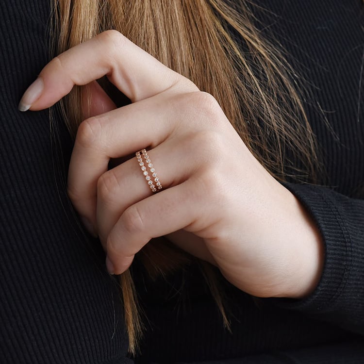 Eternity prsten s diamanty 89984