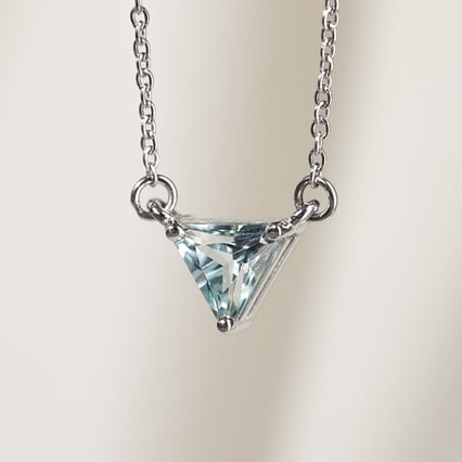 Minimalistický náhrdelník s akvamarínem Modu