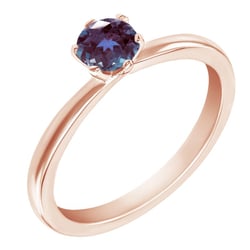 Zásnubní prsten s alexandritem Rabby
