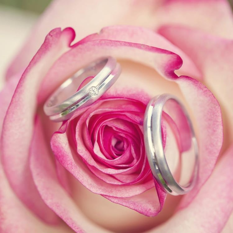 Platinové snubní prsteny 10747