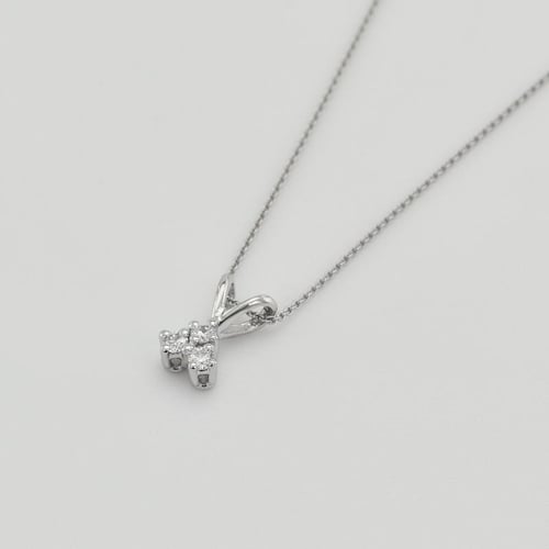 Přívěsek se třemi lab-grown diamanty Froze