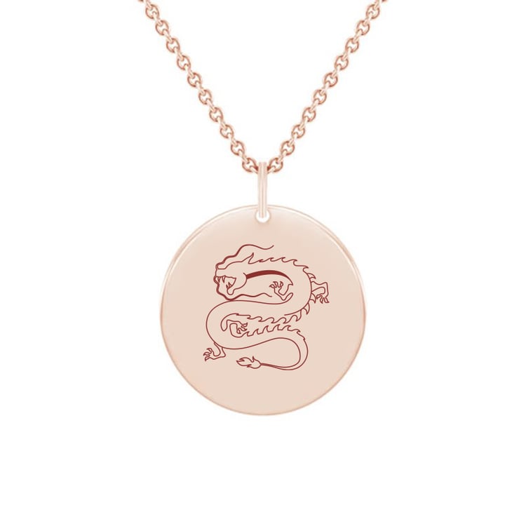 Stříbrný personalizovaný náhrdelník Čínské znamení zvěrokruhu