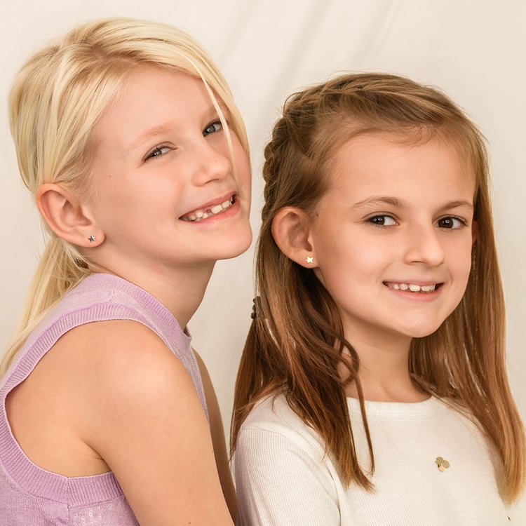 Šroubovací náušnice ve tvaru hvězdiček Malý princ 164335