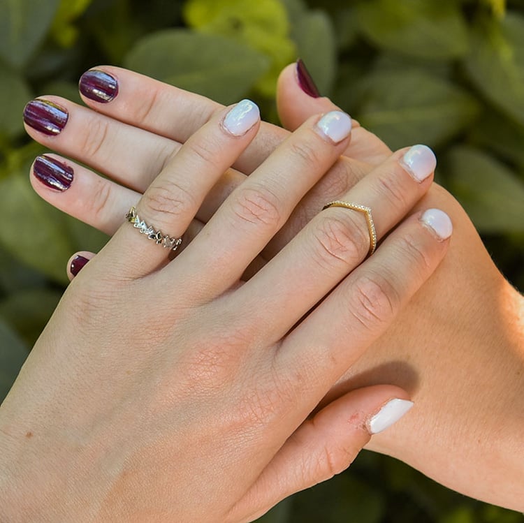 Romantický prsten ve tvaru lístečků Skyler 108100