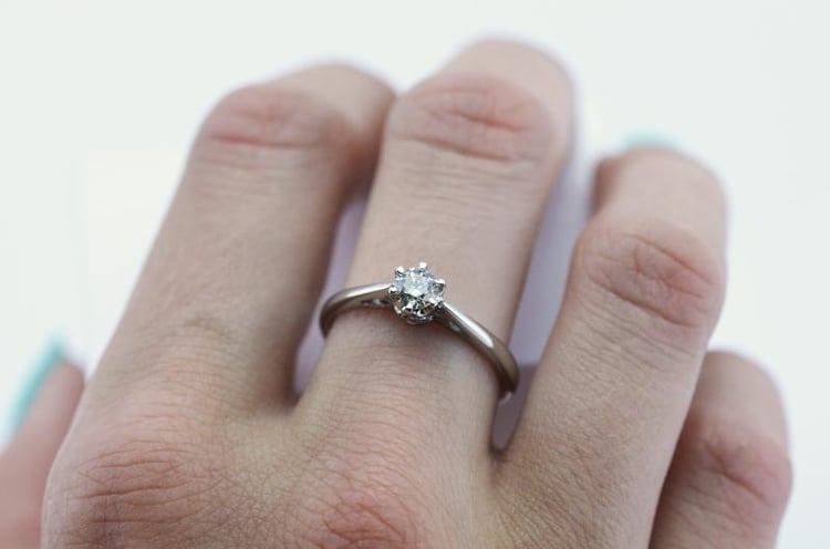 Diamantový prsten 10546