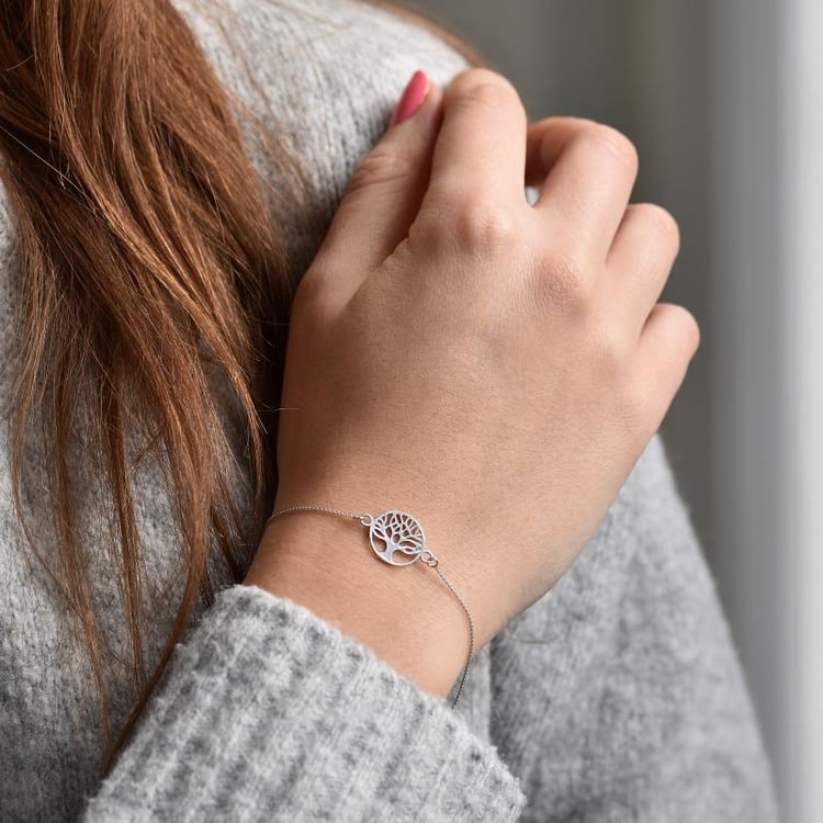 Zlatý náramek se stromem života Gavla 41192