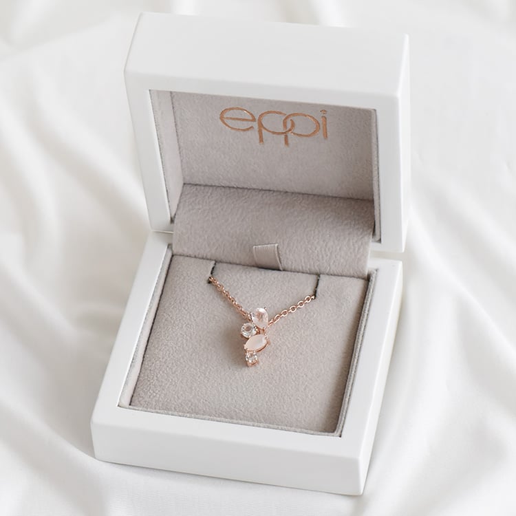 Pozlacený přívěsek ze stříbra s měsíčním kamenem 93479