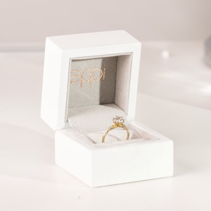 Dřevěná krabička s velurem Glory