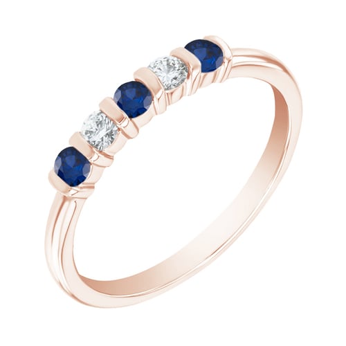 Eternity prsten se safíry a diamanty Dalis