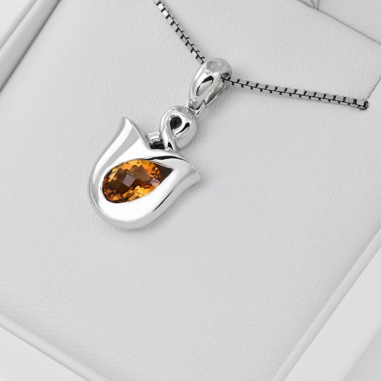 Citrínový přívěsek 28577