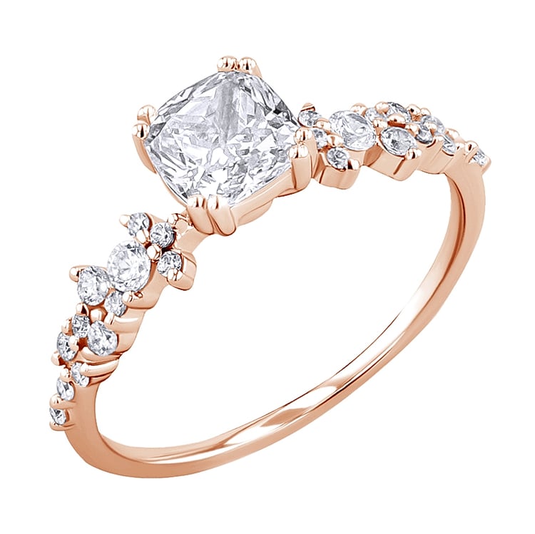 Romantický zásnubní prsten s diamanty Alys 125752