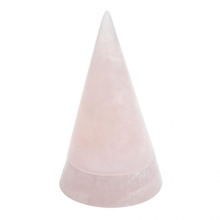 Stojánek na šperky ve tvaru kuželu růžový quartz Denver 41000