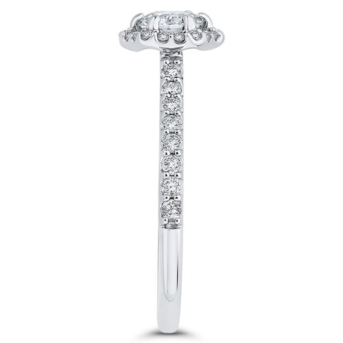 Zásnubní halo prsten s lab-grown diamanty Primrose