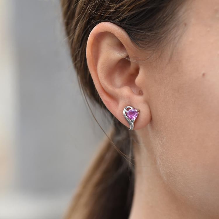 Náušnice se safíry Amila 11914