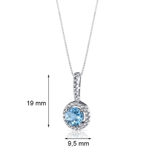 Topazový přívěsek Whiteney 27882