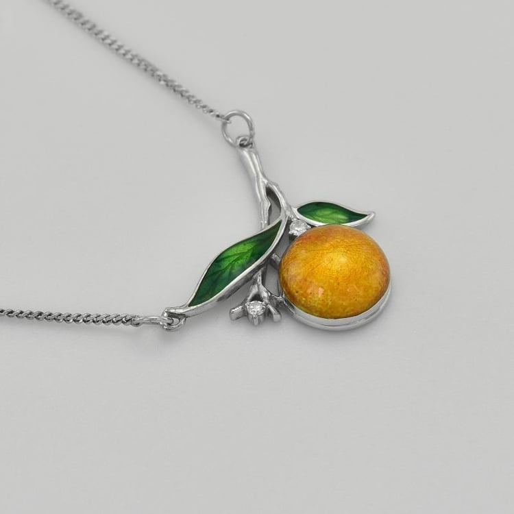 Náhrdelník citron 43397