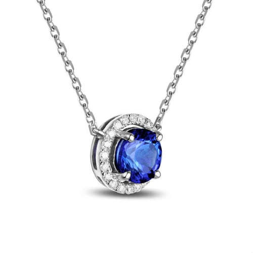 Tanzanitový náhrdelník s diamanty Naara