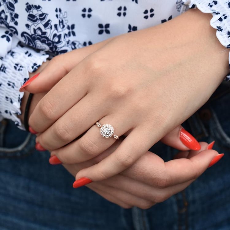 Prsten s diamantem 33979