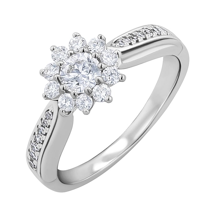 Zásnubní prsten s 0.30 ct GIA certifikovaným diamantem Evander 129089