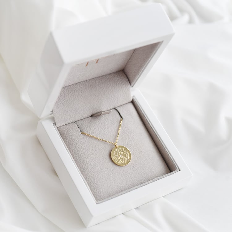 Disk s diamantem a mapou dle vašeho výběru 90471