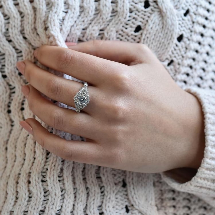 Diamantový zásnubní prsten 40629