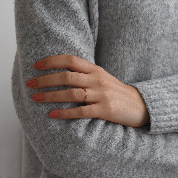 Zásnubní prsten ze zlata 75365