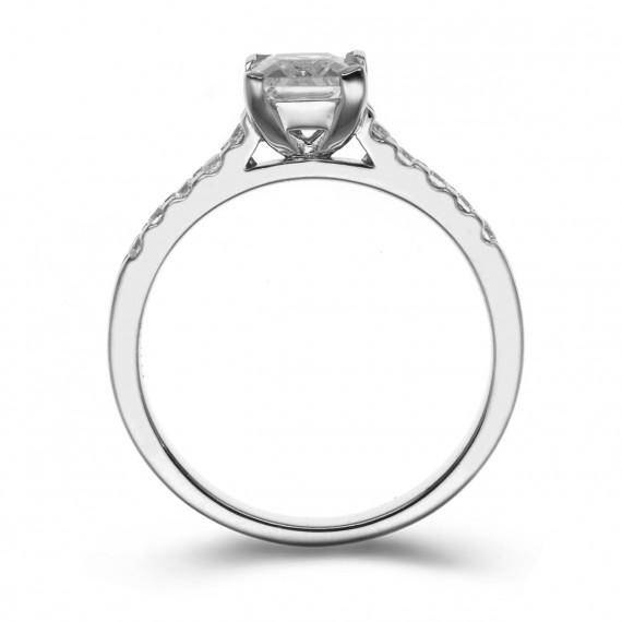 Zásnubní prsten z platiny Zafina 8651