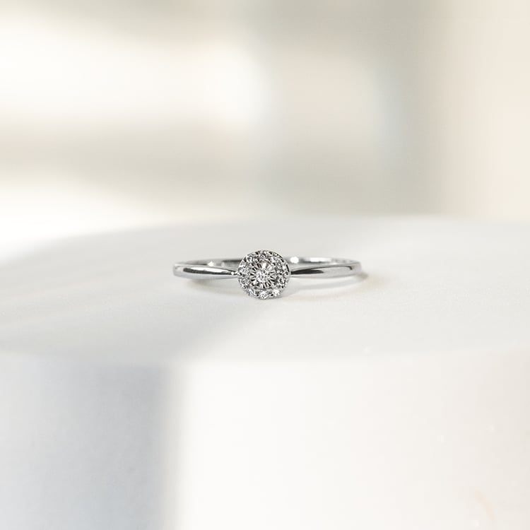 Zásnubní prsten plný lab-grown diamantů Arline 142621