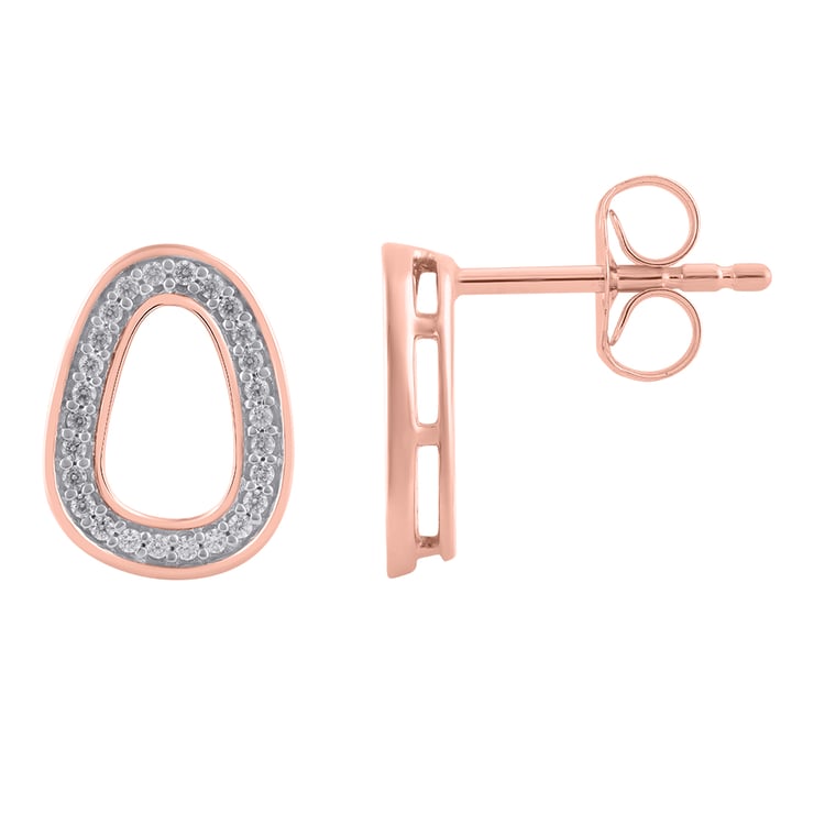 Zlaté náušnice s lab-grown diamanty Joanie 158524