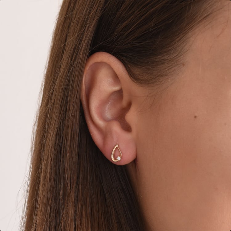 Diamantové náušnice 64967