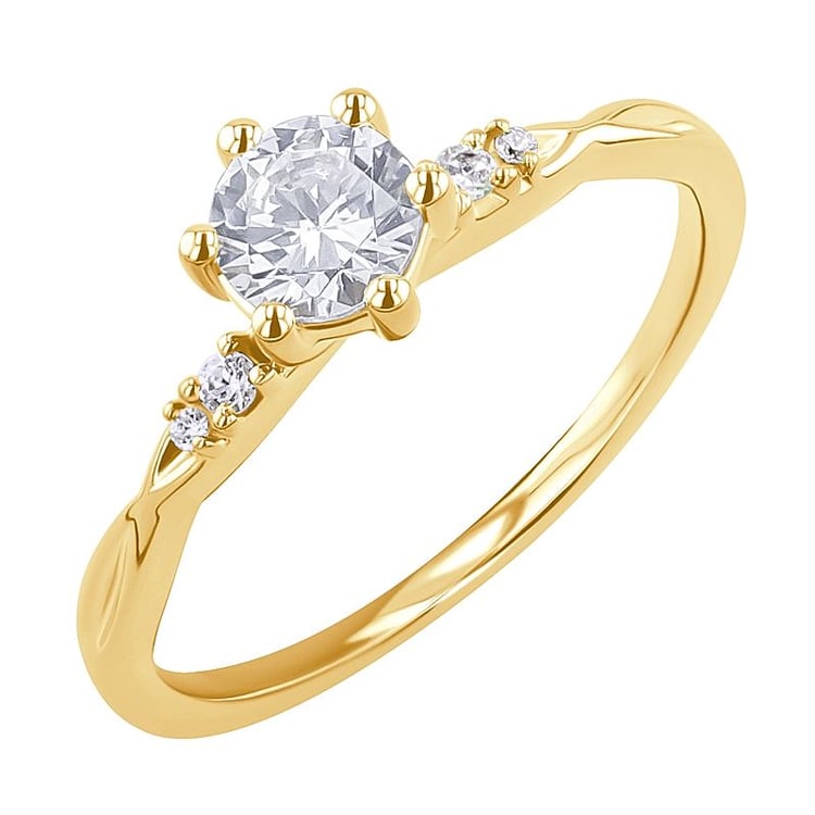 Zásnubní prsten s 0.73ct IGI certifikovaným lab-grown diamantem Mileva