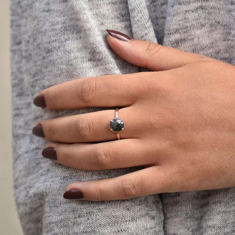 Zlatý prsten s diamantem 34274