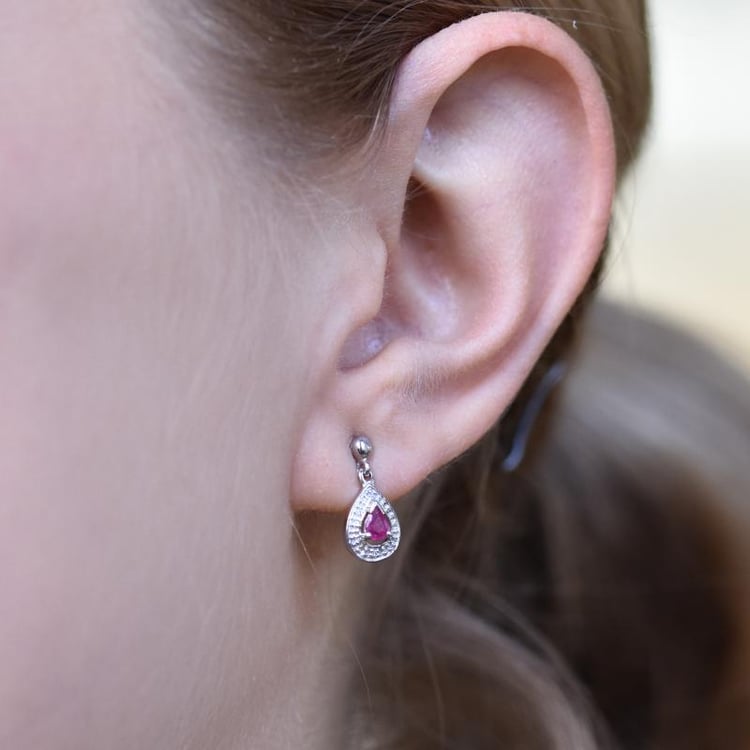 Náušnice ze stříbra 26401