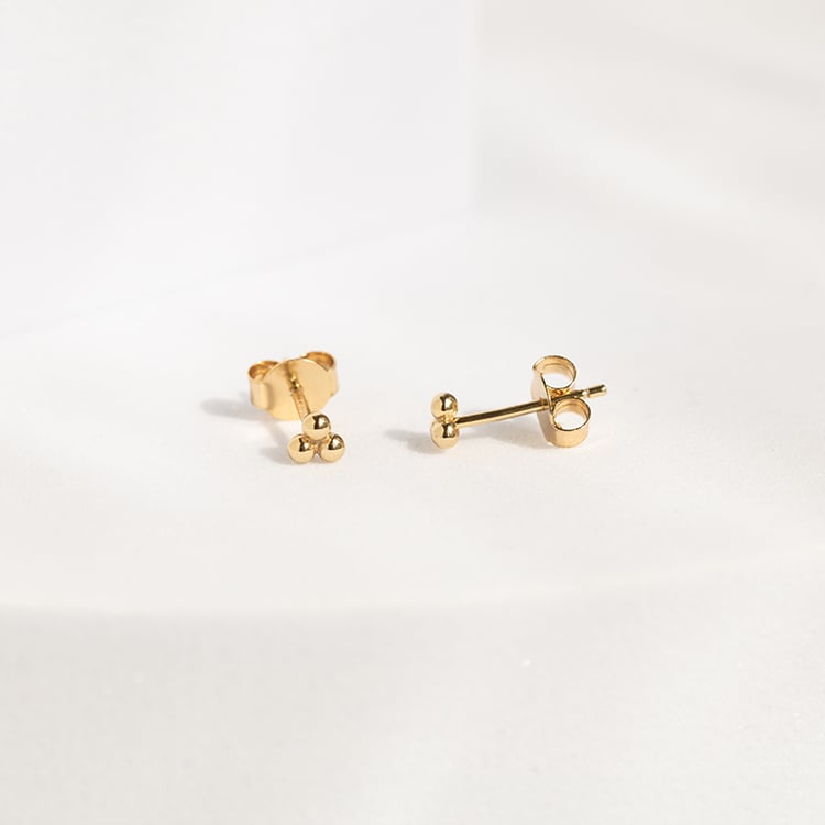 Stříbrný set kuličkových náušnic 143542