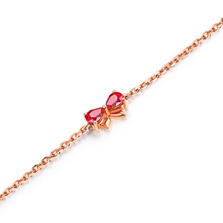 Elegantní zlatý náramek 18796