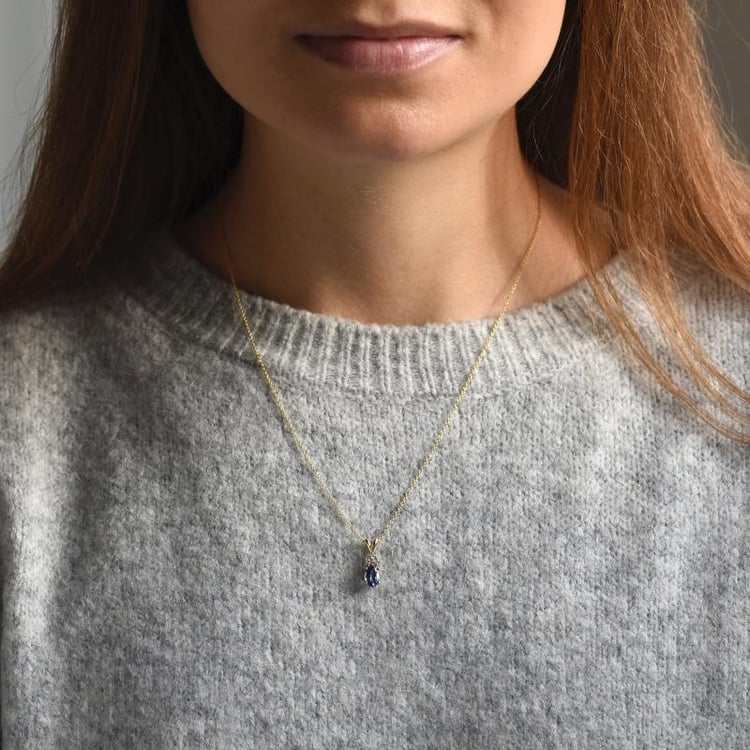 Náhrdelník s tanzanitem 50771