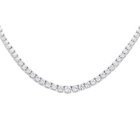 Zlatý tenisový náhrdelník s diamanty Sharap