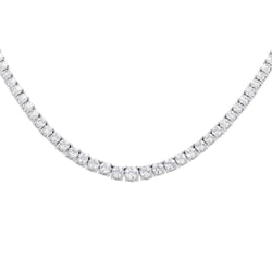 Zlatý tenisový náhrdelník s diamanty Sharap