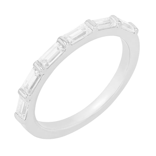 Elegantní prsten s baguette diamanty Marilyn