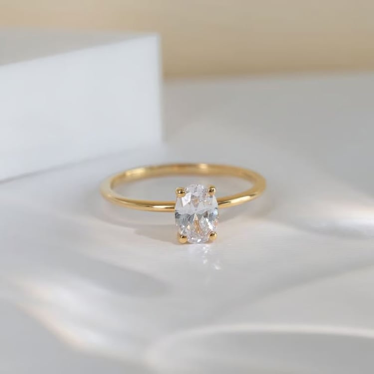 Zásnubní prsten s 2ct IGI certifikovaným lab-grown oval diamantem Frost 166521