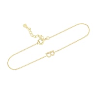 Stříbrný náramek s písmenkem podle vaší volby Annika