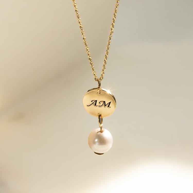 Perlový přívěsek s gravírem Hilda 138020