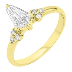 Prsten s 0.57ct IGI certifikovaným lab-grown diamantem Kettil