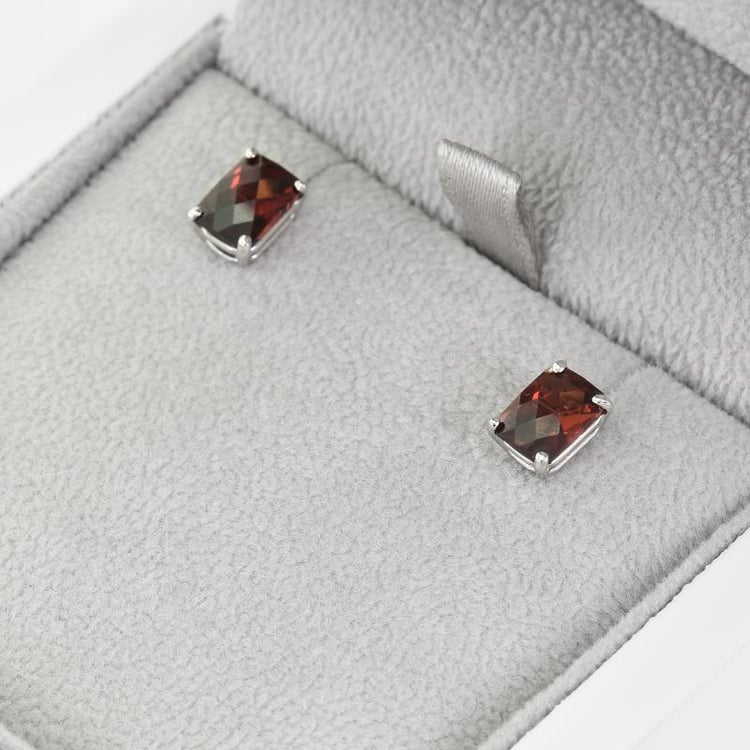 Granátové náušnice 38846